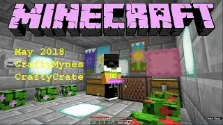 &Phi; Minecraft CraftyMynes CraftyCrate May 2018