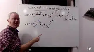 Addition of HX to Conjugated Dienes mechanism