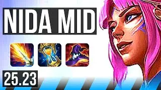 NIDALEE vs KATARINA (MID) | 6 solo kills, 13/2/5 | EUW Master | 25.23
