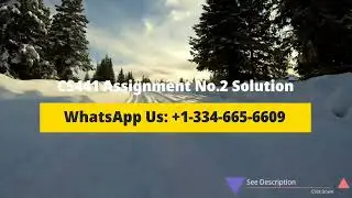 CS441 Assignment No 2 Solution 2022 | CS441 Assignment 2 Solution Spring 2022