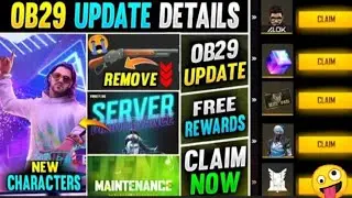 Free Fire OB29 Update Full Details | 4 August New Update Free Fire | Free Fire New Update |Bs Gamers