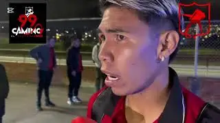 Nicolás Hernández en zona mixta desde Tunja luego del triunfo de la Mecha👹🔔🎤🏟️🏟️🔔