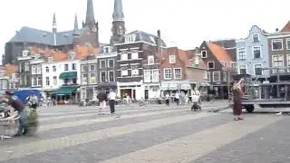 Canals and Central Square - Delft, NL