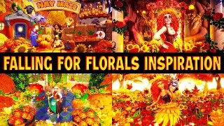 Falling for Florals Inspiration in Disney Dreamlight Valley. INCREDIBLE COLORS!