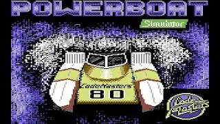 Power Boat Simulator Review for the Commodore 64 by John Gage