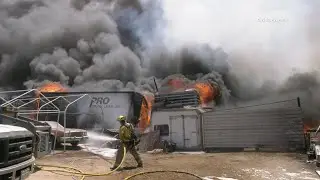 Raging Brush Fire Spreads To Multiple Structures | Woodcrest