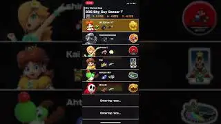Mario Kart Tour - Holiday Cheer Daisy Gameplay