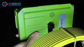 Affordable portable pipe inspection push rod camera