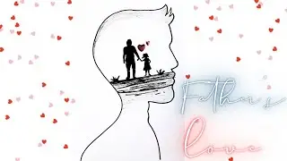Fathers day drawing 2025 | Drawing tutorial beginners | Super hero dad & daughter drawing for kids