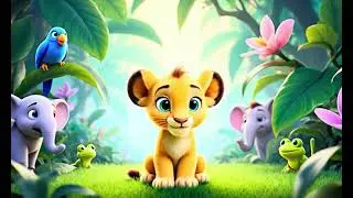 Cute little lion story| #adorable #cute #cuteanimals #fluffy #children #kids 