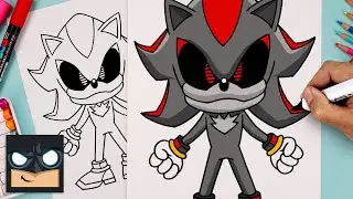 How To Draw Android Shadow | Sonic the Hedgehog