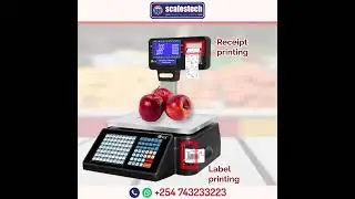 Receipt and Label Barcode Printing scale Call/WhatsApp +254 743233223 #shorts #weighing #Solutions