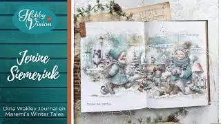FBLive - 18-12-2025 - Dina Wakley Journal pagina met Maremi's Winter Tales