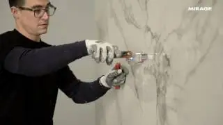 Mirage Large Slabs Tutorials How to install and grout large format tiles
