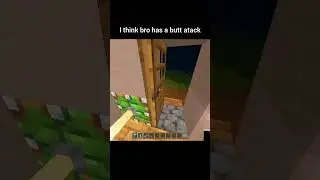 heart attack❌ butt attack ✅ #minecraft #gaming