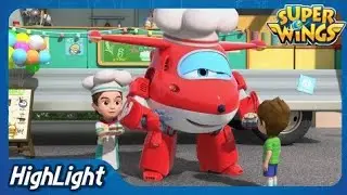 Fire On Food Truck! (USA) | Superwings season5 highlight | EP24