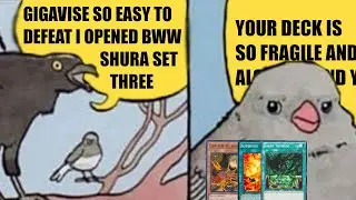this bird duelist was SALTY (blackwing vs gigavise edison format)