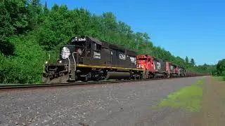 IC 6260 Leads An Ore Train At Highland Minnesota
