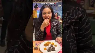 The main course had 15-20 different items 😱 Ab&rsquo;s barbecue (part-2) #minivlog #bengalivlog #buffet