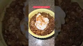 Protein packed apple crisp 🔥🍎