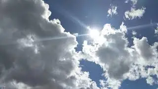 Clouds and sun time-lapse - Free stock footage