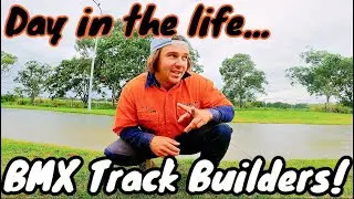 SUPER RARE day in the life of a BMX TRACK BUILDER!