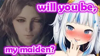 Gura's reaction to Finger Maiden in Elden Ring