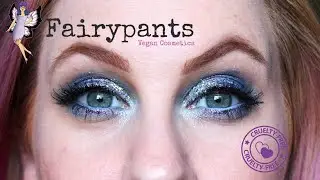 Indie Blue Glittery Eye Makeup - Fairypants & Sparkle Fantasy!