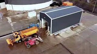 Timelapse of the Polmadie Depot Improvement Works in Glasgow, Scotland