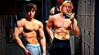 MOGGING AT NEW GYM (BACK AND BI)