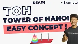 Tower of Hanoi Explained | Easy Concept in DSA - 6