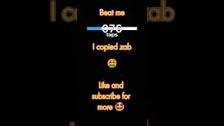 beat me too #tap #200+points #beatme credits: Stevenfresado