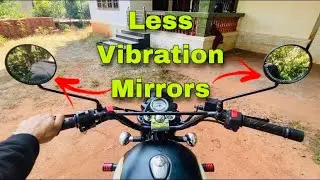 Best side mirror for bullet🤩 | No vibrations?.🤔