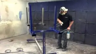 Spraying Fast Rack Equipment Adjustable Carts with Fast Rack Equipment