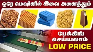 கடலை மிட்டாய் முதல் பிஸ்கட் வரை பேக்கிங் செய்யலாம் | Flow wrap packing machine | Auto power pack
