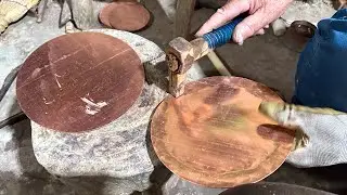 How Raw Copper Slowly Becomes a Handmade Masterpiece⚒️🔥🇮🇷