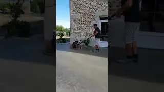 Passé hélicoptére béton