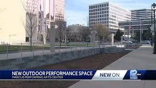 Marcus Performing Arts Center unveils new war memorial, community grounds