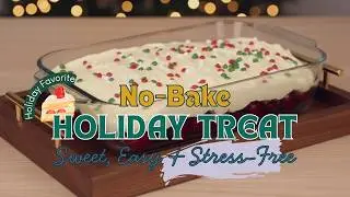 Easy NO-BAKE Holiday Treat 🎁🍫