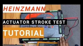 HEINZMANN GOVERNOR CGC -T ACTUATOR STROKE TEST