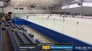 NW Icehawks Bantam A vs. Nonotuck Nights (2024.11.22)