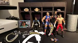 Epic haul rare wwe figure + custom locker and titles