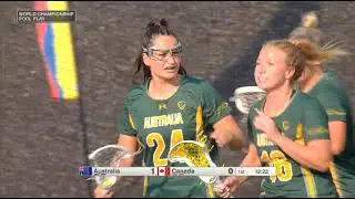 Australia vs Canada Women's World Lacrosse Championship 2022