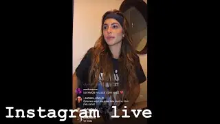 Natalia rosa got emotional talking about veganism (Instagram live, 06.26.2024)