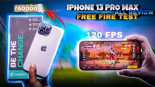 iphone 13 pro max refurbished || iphone 13 pro max free fire test || iphone 13 pro max gameplay test