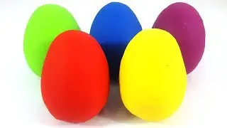 Play-doh color play and fun surprise egg toys#sweettv