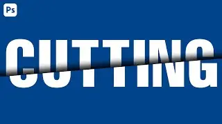 Easy Way to Create a Slice Text Effect in Photoshop #qadirsgraphics