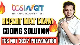 Actual TCS NQT Coding Question Asked | TCS NQT Hiring | Coding Solution | TCS NQT Preparation