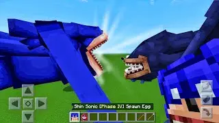 Shin Sonic Vs Sonic exe Mod ADDON UPDATE in MINECRAFT PE