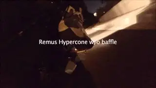 2014 Triumph Street Triple R - Remus Hypercone comparison